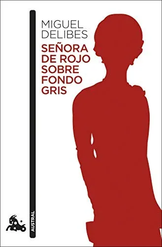 Portada de Señora de rojo sobre fondo gris