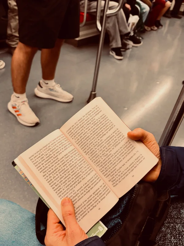 Alguien leyendo La Maison des oubliés